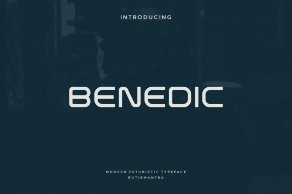 Benedic: The Sleek, Sci-Fi Font for Modern Branding