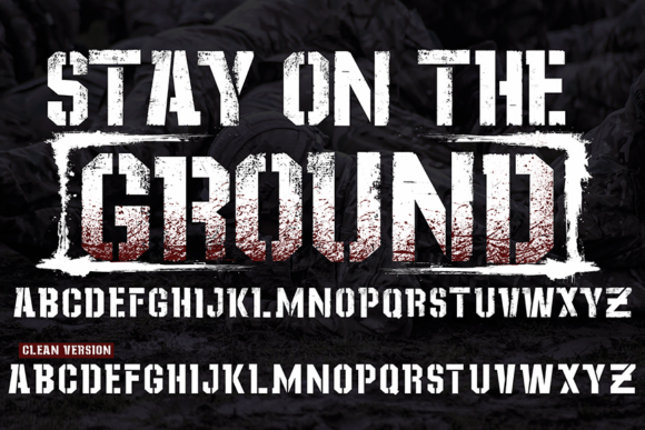 Command Attention with the Stay on the Ground Typeface