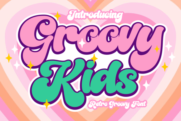 Enhance Your Designs with the Groovy Kids Font