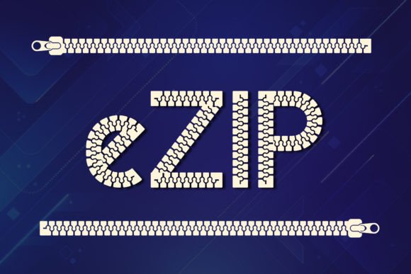 Ezip: A Playful Typeface for Bold Visual Design