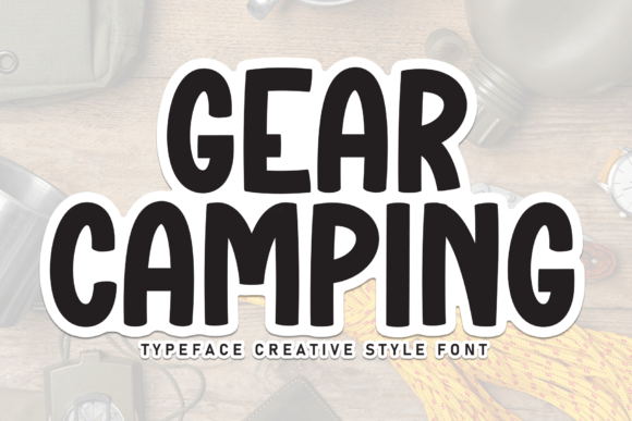 Gear Camping: A Handwritten Font for Authentic Design