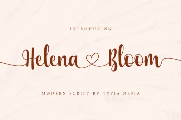 Helena Bloom: Elevating Designs with Romantic Typography