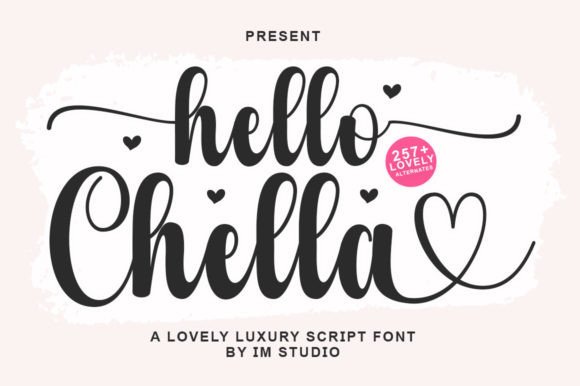 Hello Chella: The Script Font for Elegant Branding
