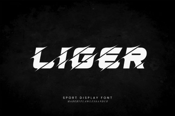 Liger: The Bold Typeface for Dynamic Visual Impact