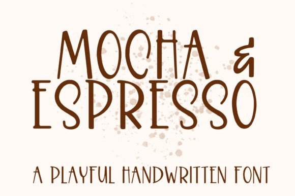 Mocha & Espresso: The Handwritten Font for Dynamic Cricut Designs
