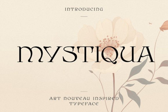 Mystiqua: The Art Nouveau Typeface for Timeless Elegance