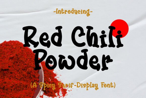 Red Chili Powder: The Handwritten Font That Adds Warmth to Your Designs