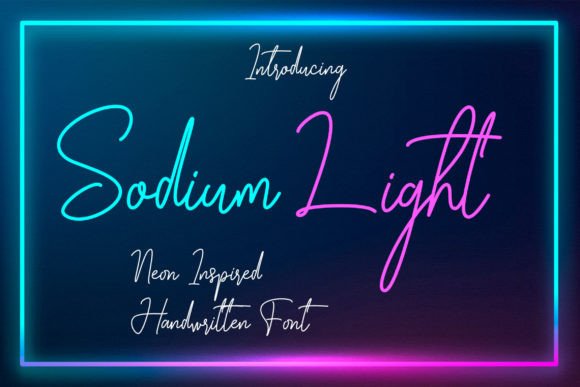 Sodium Light: Neon Typography for Modern Design