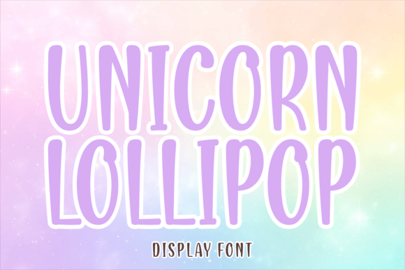 Unicorn Lollipop: A Playful Font for Modern Branding